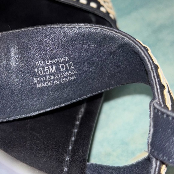 Tory Burch Reena Wedge Platform Sandal Size 10.5 Aztec Design - Picture 6 of 7